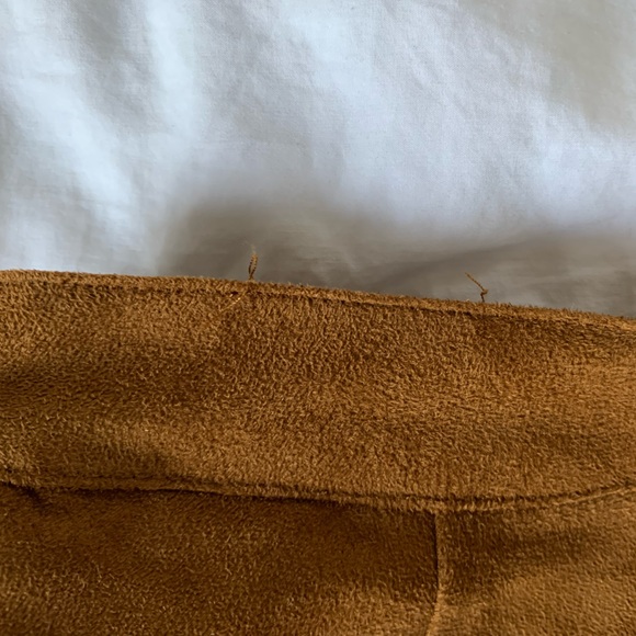 Old Navy Brown Faux Suede Skirt size 10 - Picture 4 of 5